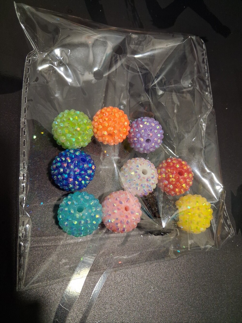 Assorted Multicolor Craft Beads Pack for Home & Office Arts & Crafts - Picture 3 of 8